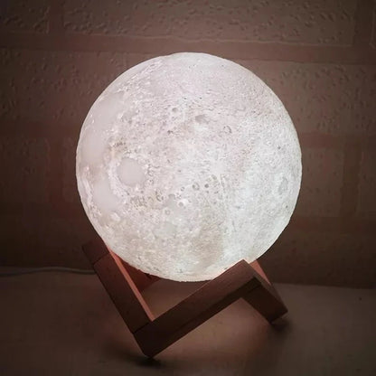 Essencial Moon - Umidificador e Aromatizador com Lâmpada Lunar