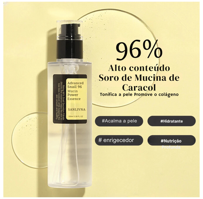 Essencial Snail Essence - Sérum Coreano de Reparação e Rejuvenescimento Facial