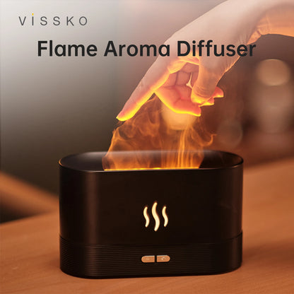 Essencial Flame - Difusor de Aroma e Umidificador com Lâmpada LED