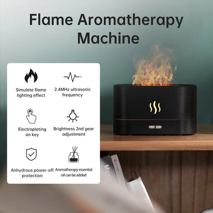 Essencial Flame - Difusor de Aroma e Umidificador com Lâmpada LED